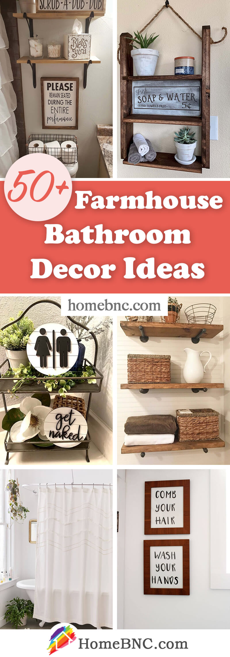 Farmhouse Bathroom Decorations