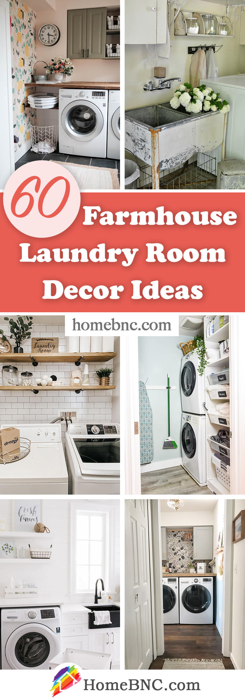 Farmhouse Laundry Room Decorations