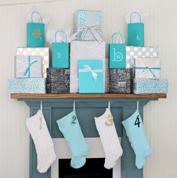 Playful Mantle Piece Gift Display