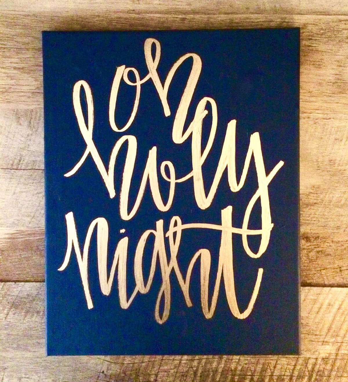 Midnight Blue and Golden “Oh Holy Night”