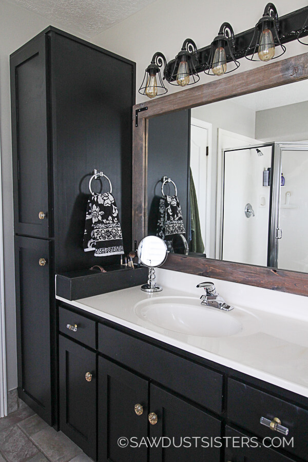 Be Bold with a Black Industrial Bathroom Design