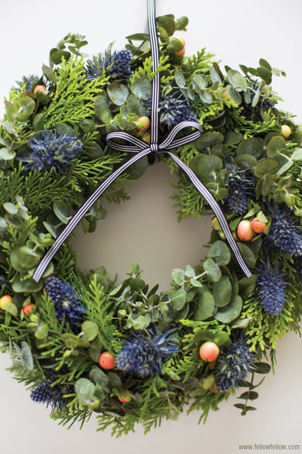 All Natural Friendly Winter Wreath