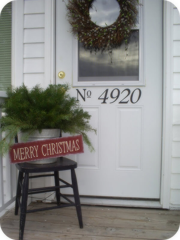 Simple Merry Christmas Greeting Setup