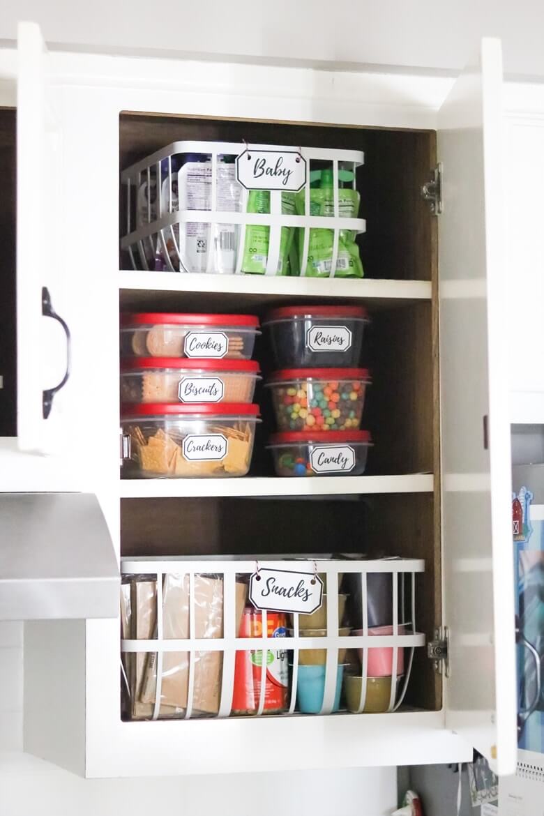 Using Cupboard Space for Storing Pantry Items