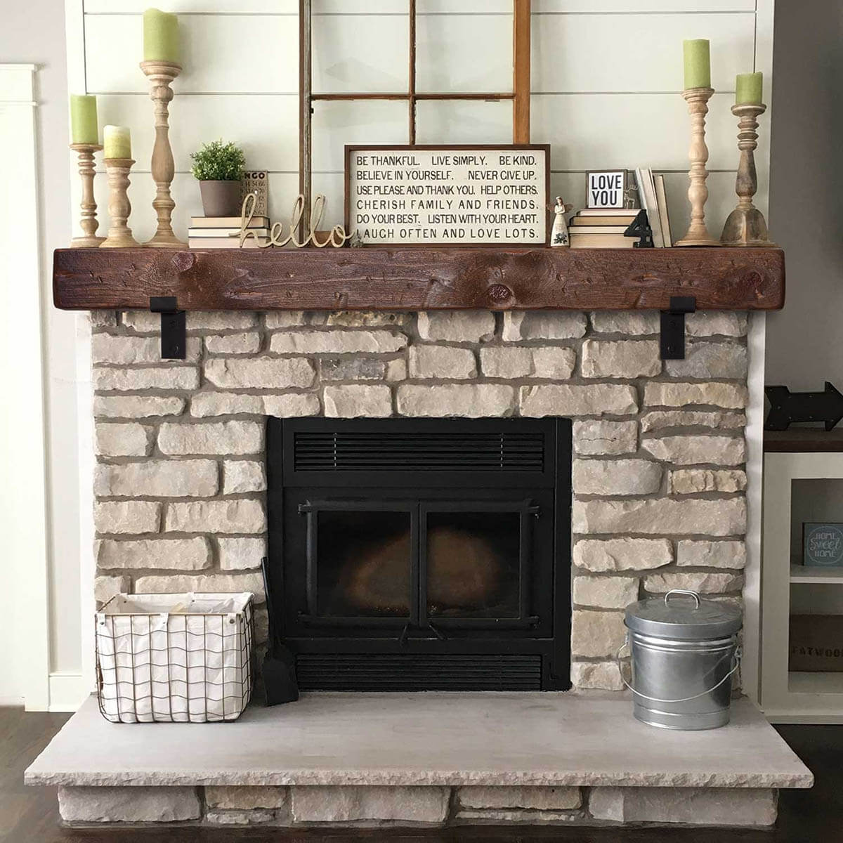 Simple Update Brick Fireplace - 17 Facelift Ideas For A Fireplace