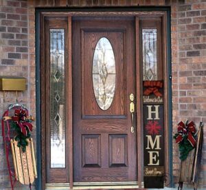 Rustic Vertical Snowflake Winter Porch Sign — Homebnc