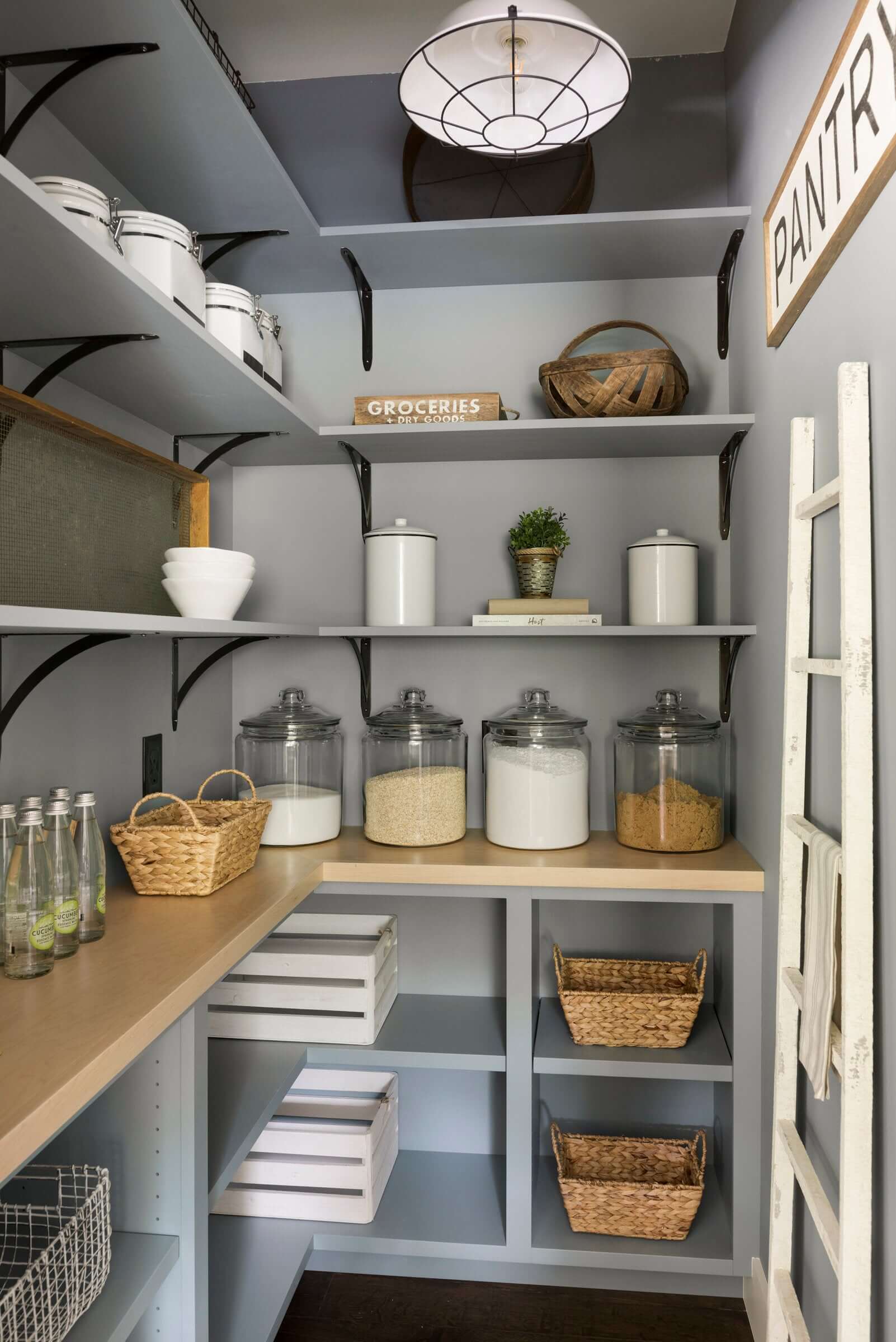 24 Best Pantry Shelving Ideas And, Metal Pantry Shelving Units