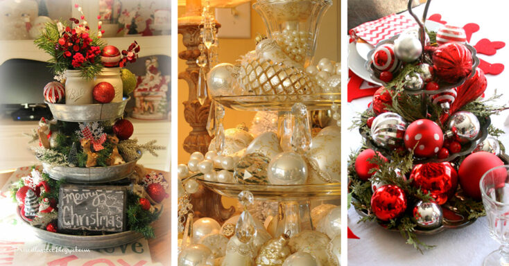 Featured image for 21 Christmas Cake Stand Decorating Ideas to Deck the Halls