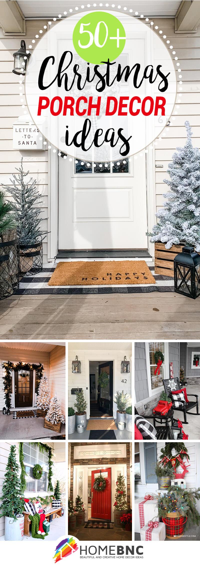 20+ Best Christmas Porch Decoration Ideas for 20