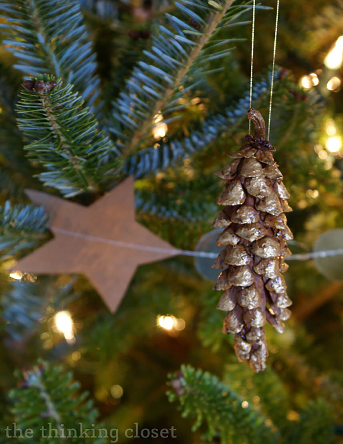 All That is Glitter and Gold Pinecones