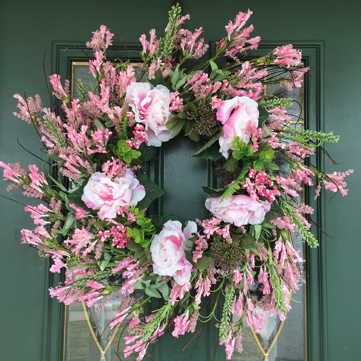 Pink Fern Flowers and Icy Pink Roses