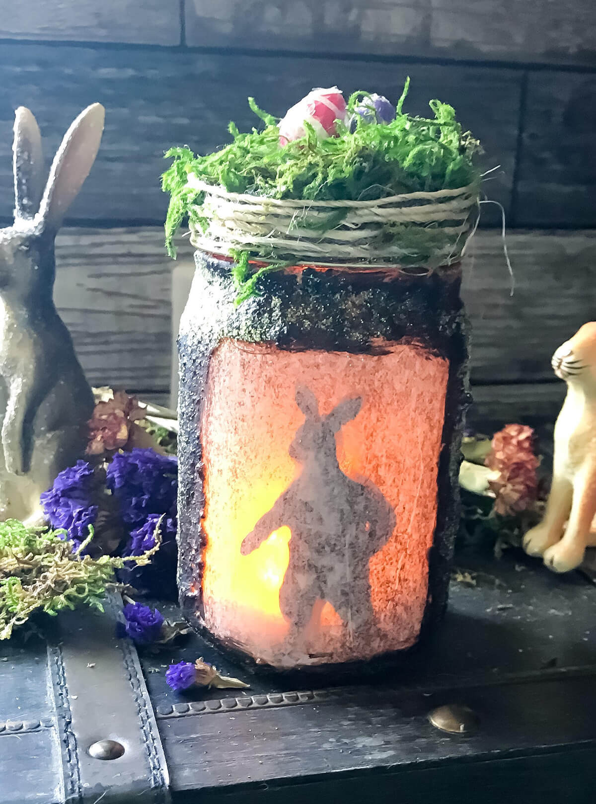 Primitive Lit Spring Hare Jar