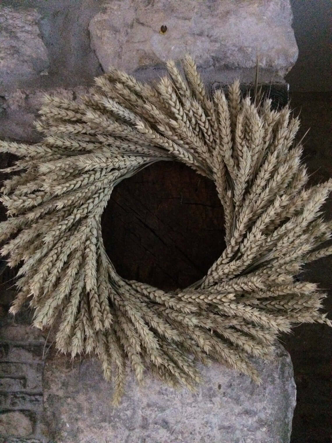 Rustic Fields Amber Waves of Grain Wreath