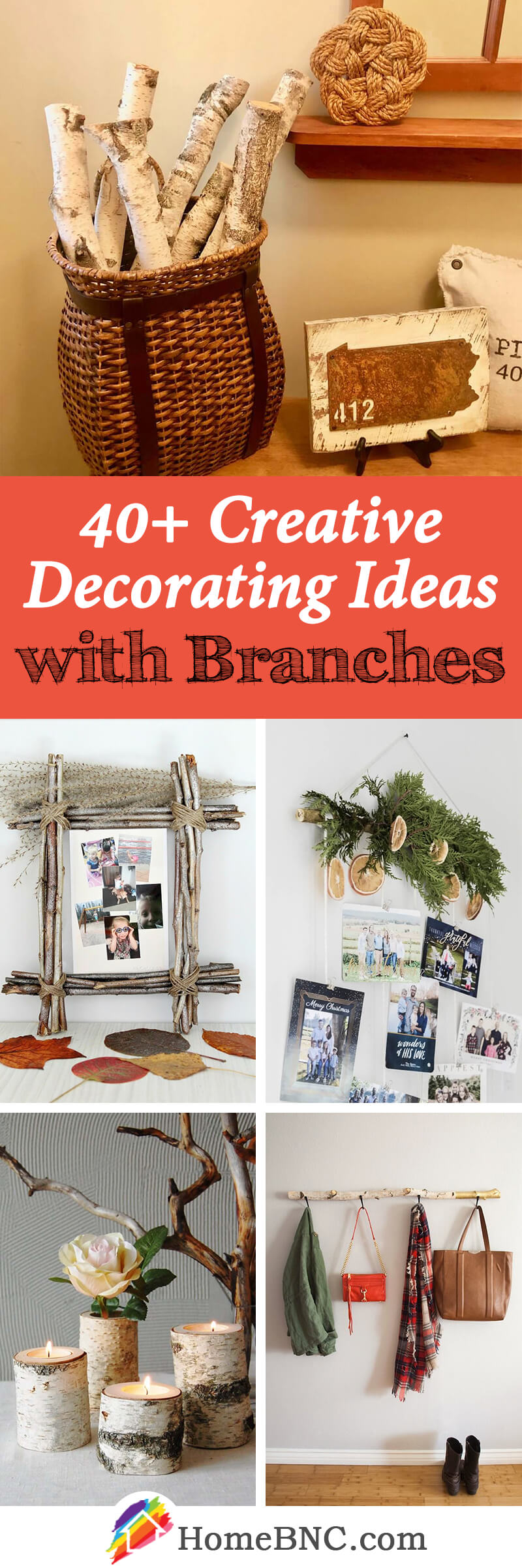 How to use branches creatively – 30 DIY projects for your home