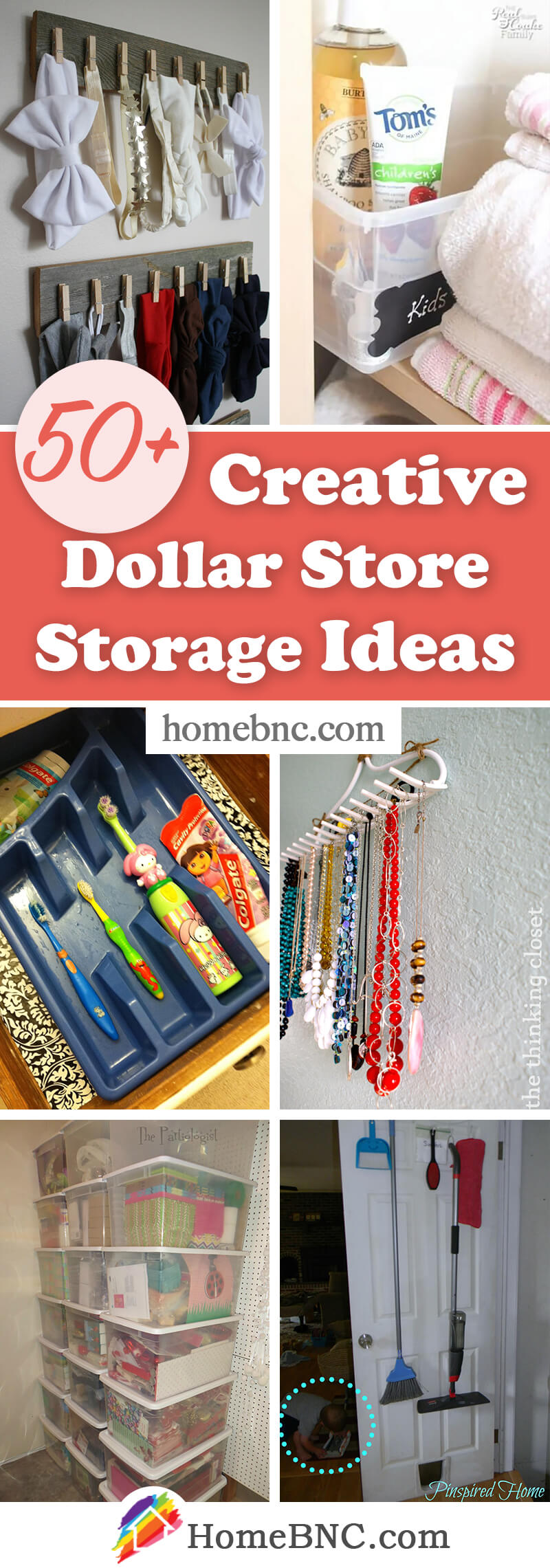 200 DIY Dollar Store Organization and Storage Ideas - Craftionary