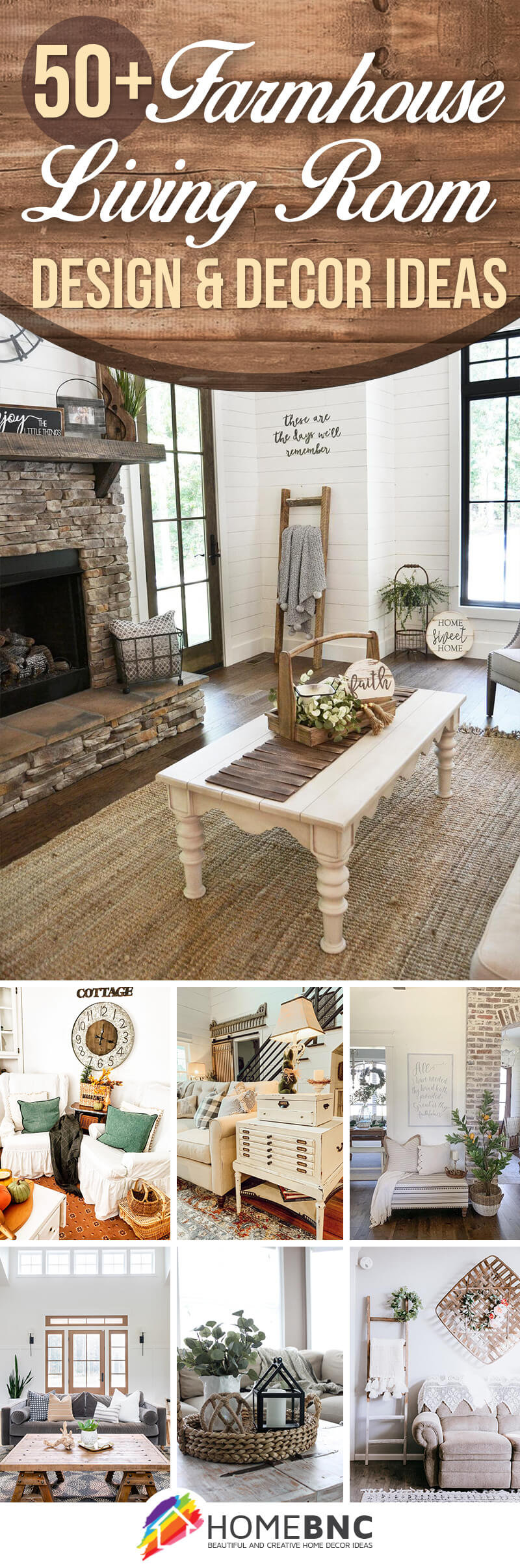 50 Best Farmhouse Living Room Decor Ideas And Designs For 2021 - How To Decorate Your Home Farmhouse Style