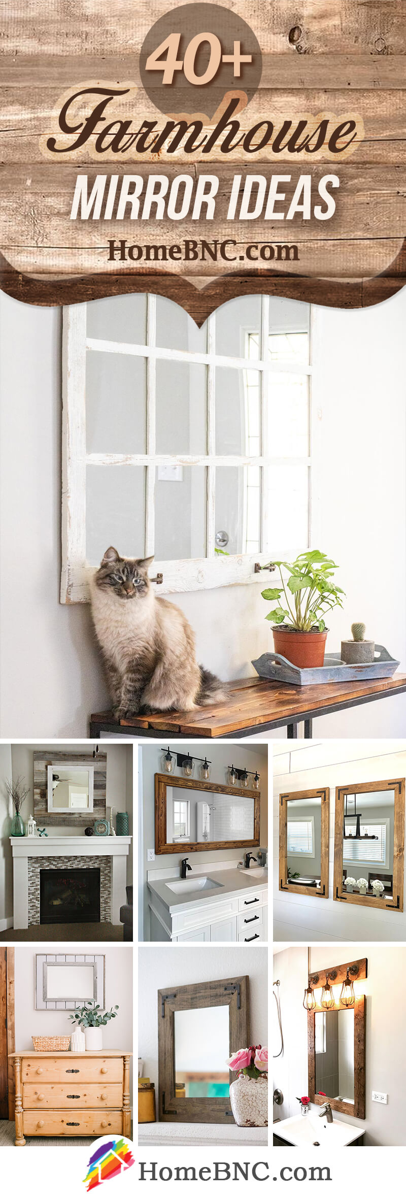 Farmhouse Mirror Ideas