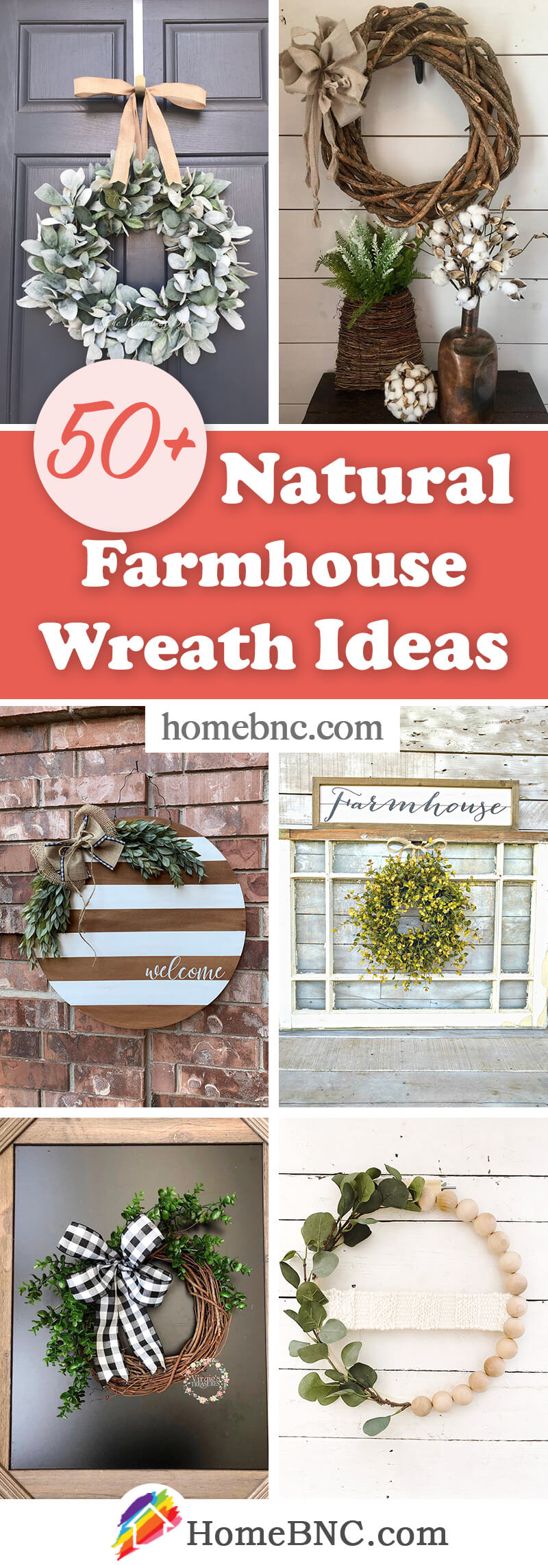 Rustic Farmhouse Wreath Designs