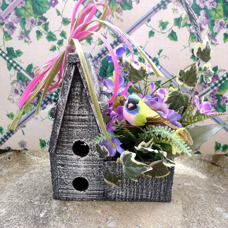 Two Story Wooden Bird House