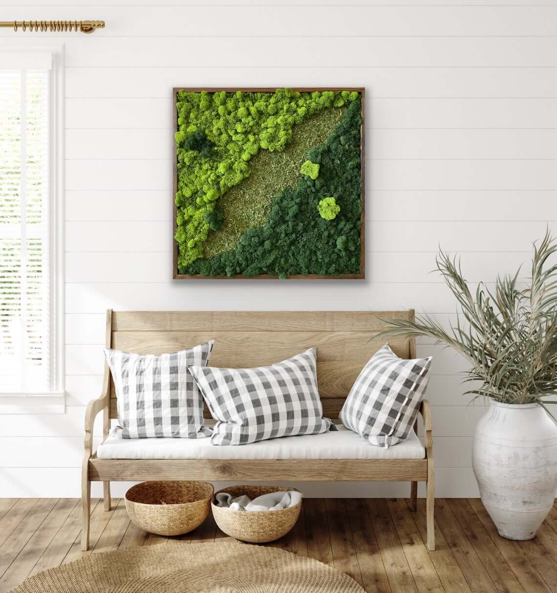 Mixed Moss Wall Garden Decor