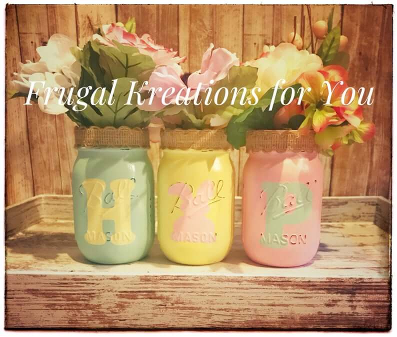 Charming Easter Mason Jar Flower Vases