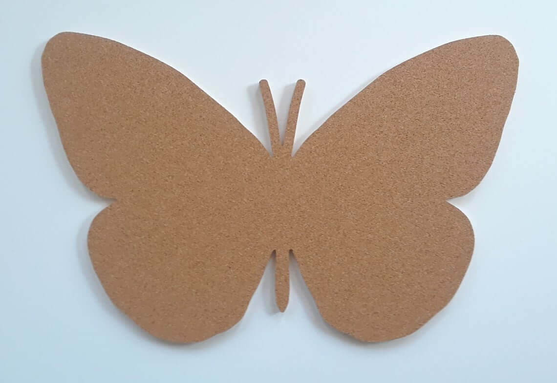 Sweet Handcrafted Butterfly Cork Board