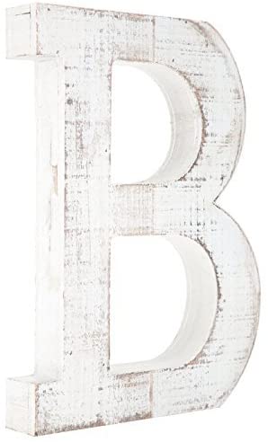 Great Distressed Standing Monogram Letter