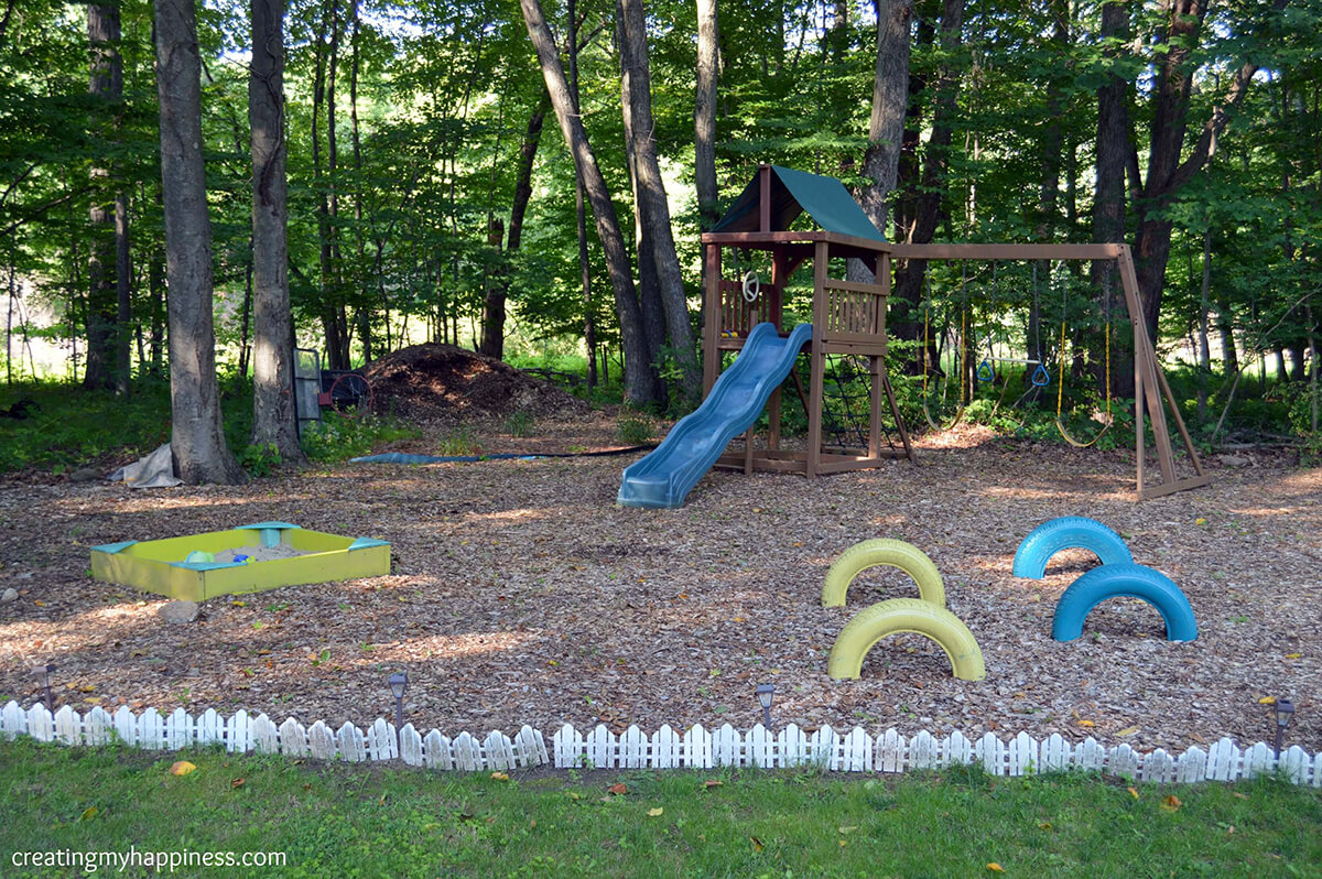 Kids outside play store area