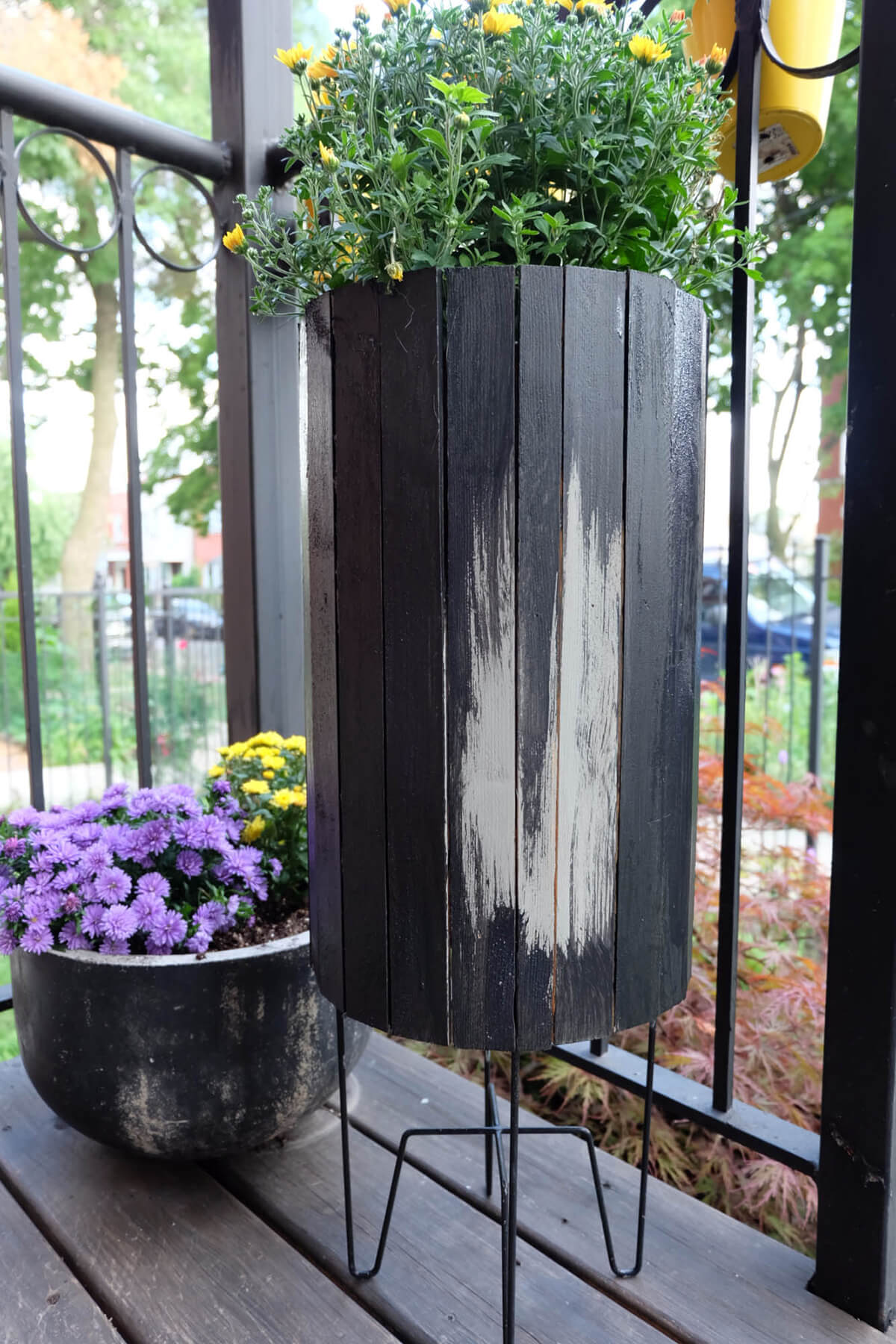 Large Distressed and Repurposed Wooden Planter