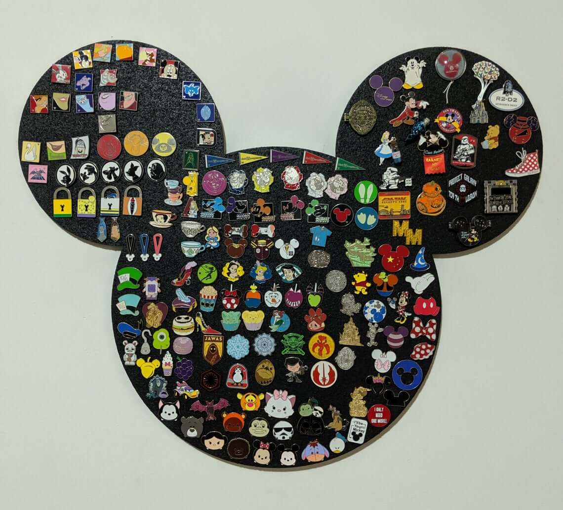 Stunning Painted Mickey Mouse Cork Board