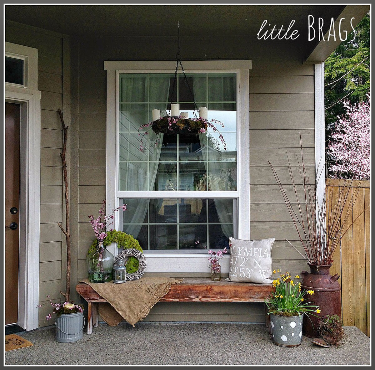 Pretty Spring Farmhouse Porch Inspiration