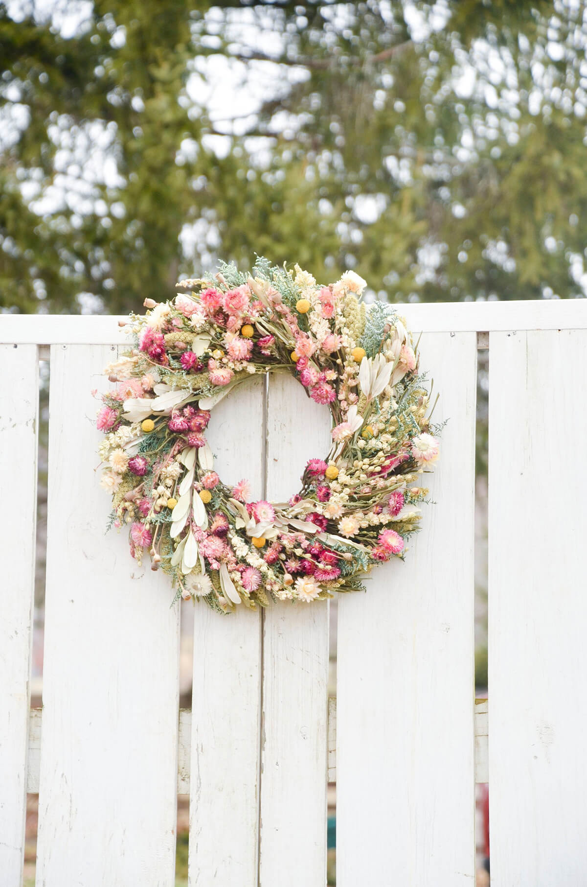 The Most Beautiful Rustic Wildflower Wreath