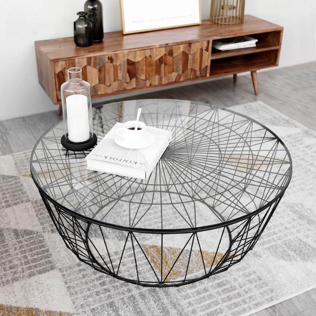 Modern Art Coffee Table as Focal Point