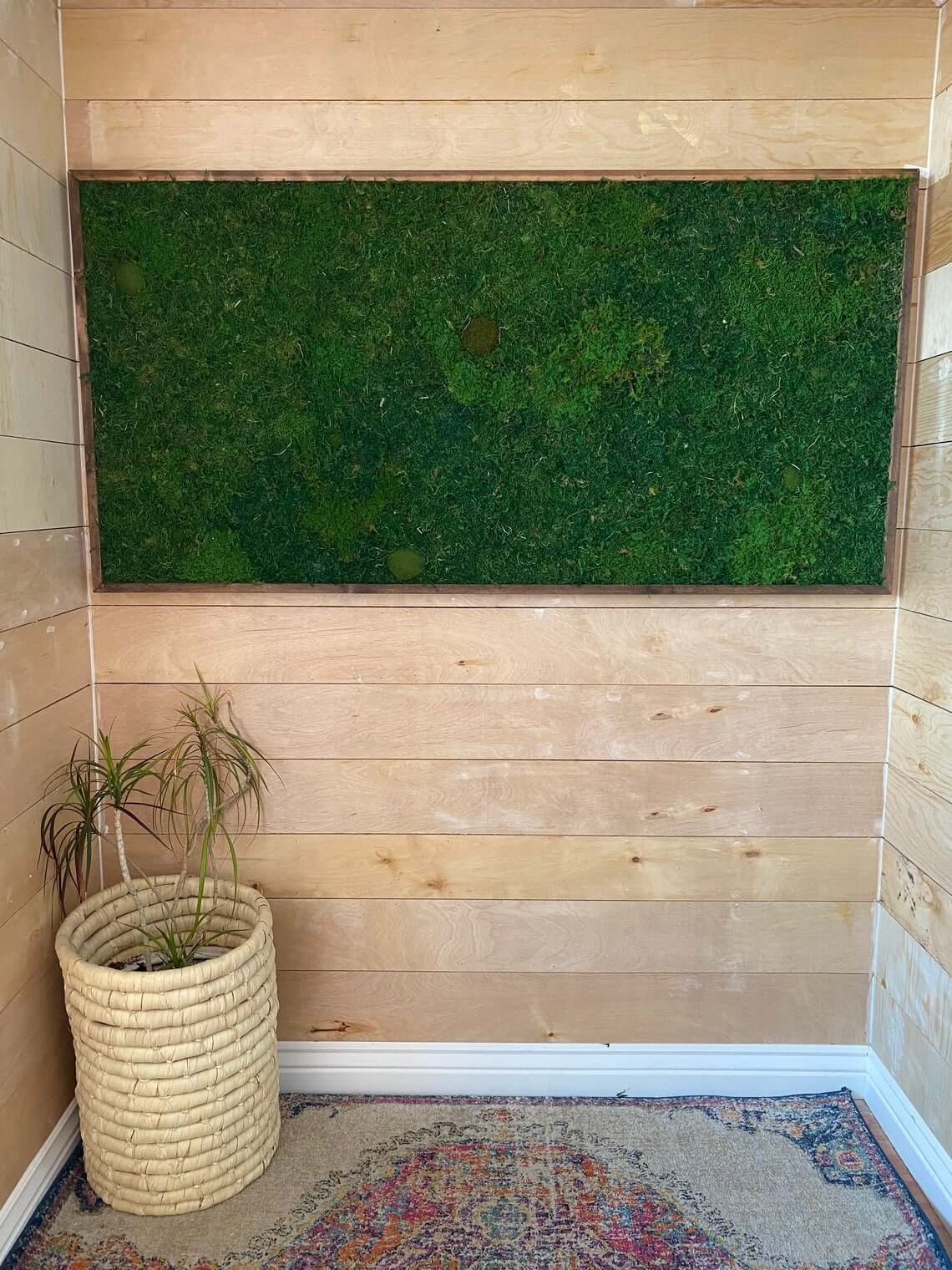 Modern Flat Moss Wall Panel