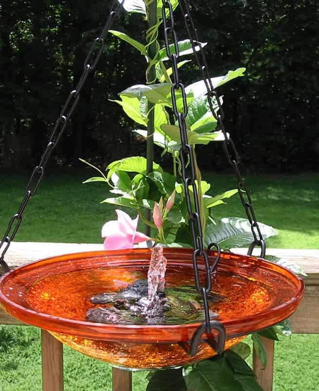 Suspended Bird Bath and Fountain