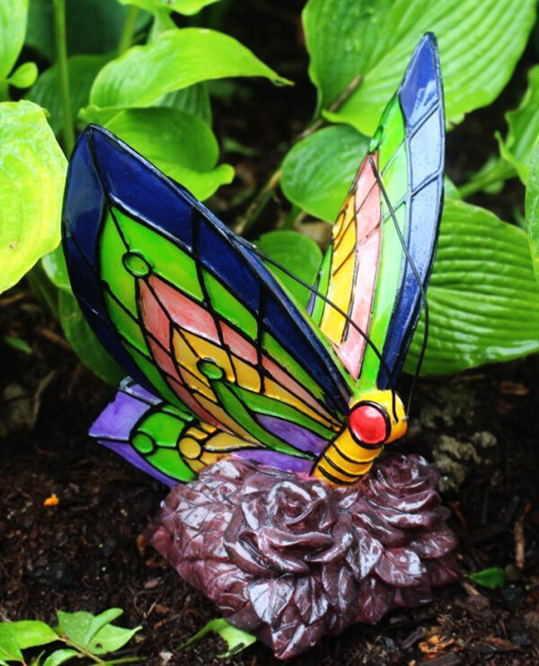 Color-Changing Butterfly Pathway Light