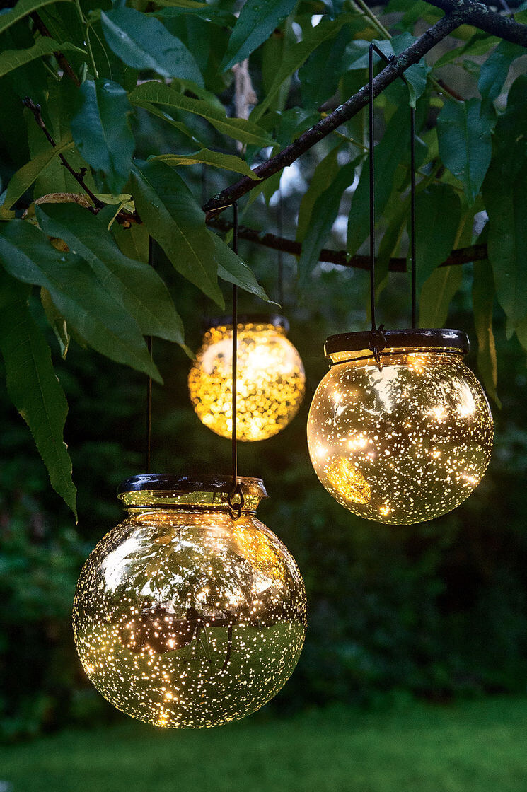 Solar Fairy Dust Tree Globes