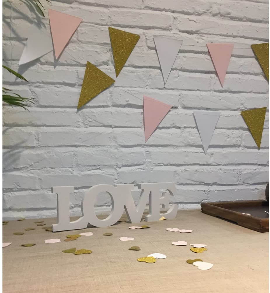 Wooden LOVE Freestanding Tabletop Sign