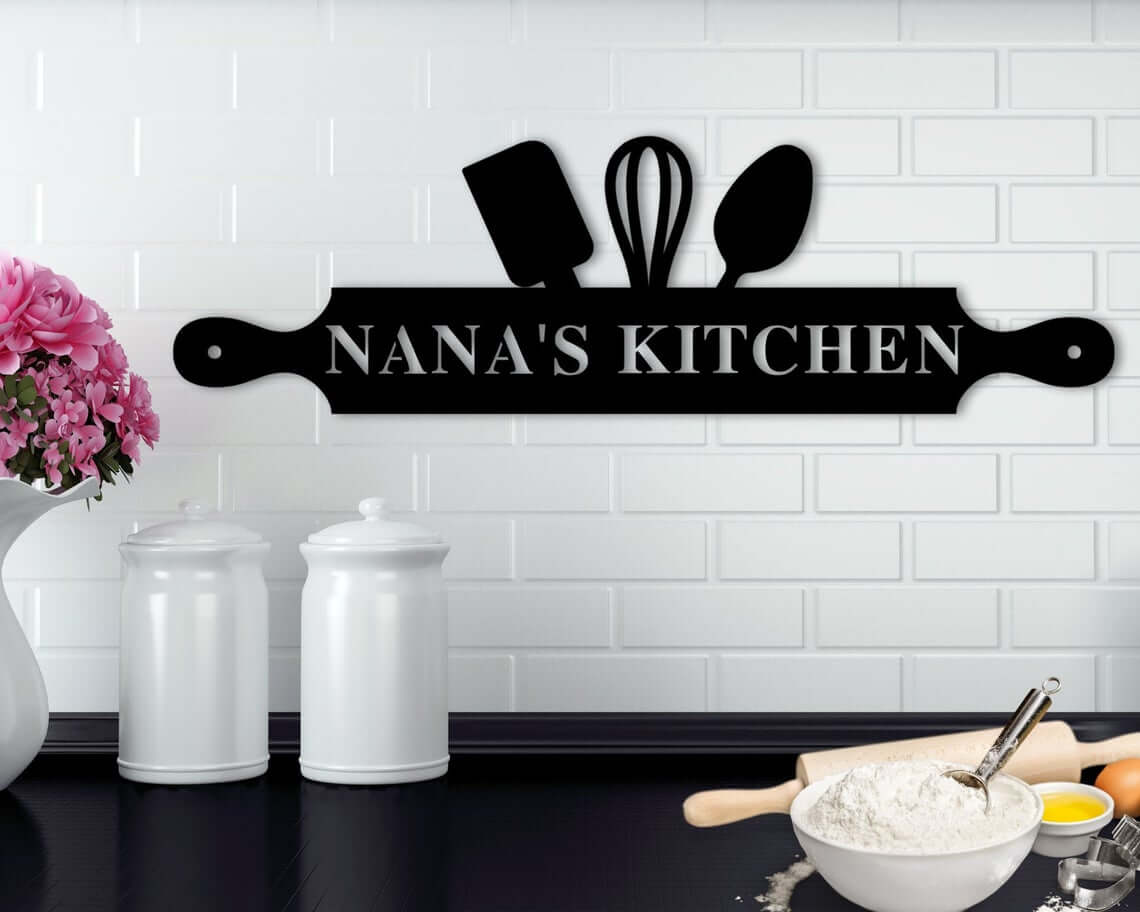 personalized kitchen wall art