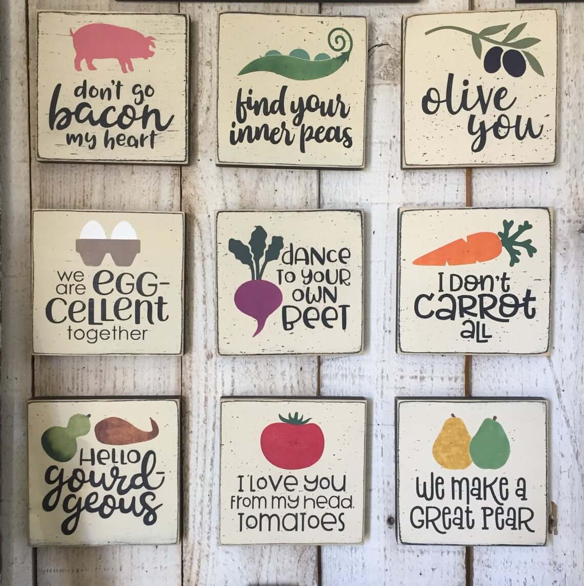 Fun Farm and Garden Kitchen Signs