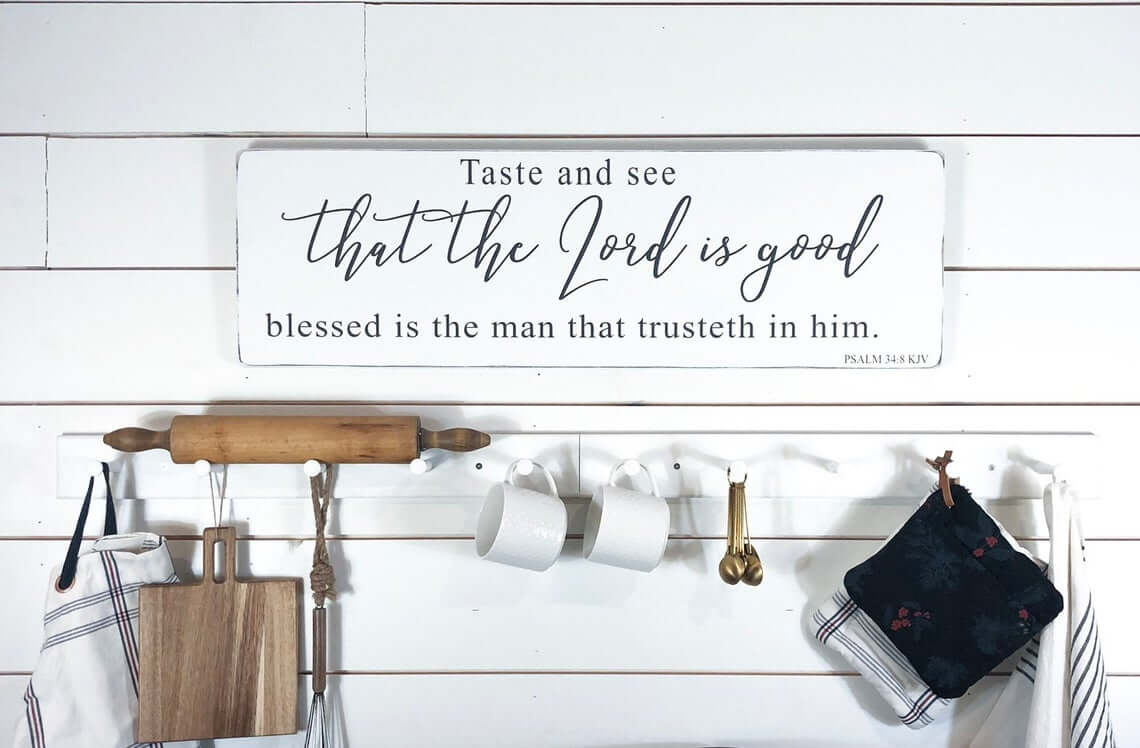 scripture for kitchen wall