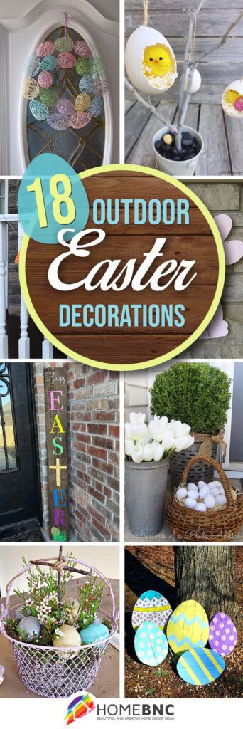 19 Best Outdoor Easter Decoration Ideas to Brighten Up Your Yard in 2021