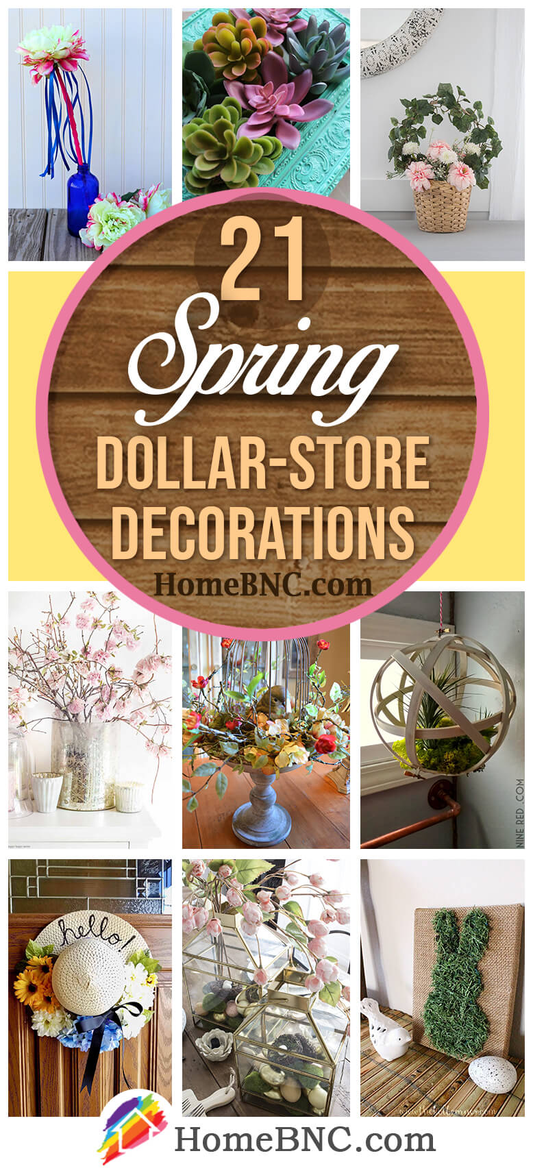 21 Best Spring Dollar Store Decor Ideas You will Adore in 2021