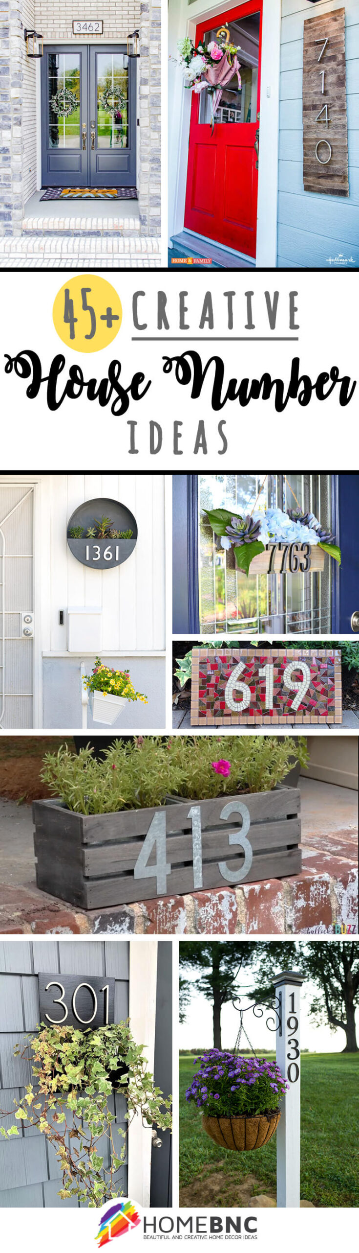 45 Best Creative House Number Ideas And Designs For 21