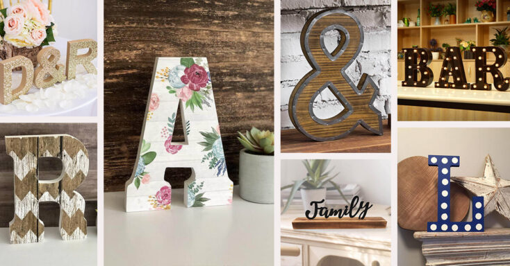 Featured image for 30 Stunning Tabletop Letter Decor and Signs to Spice Up Your Home