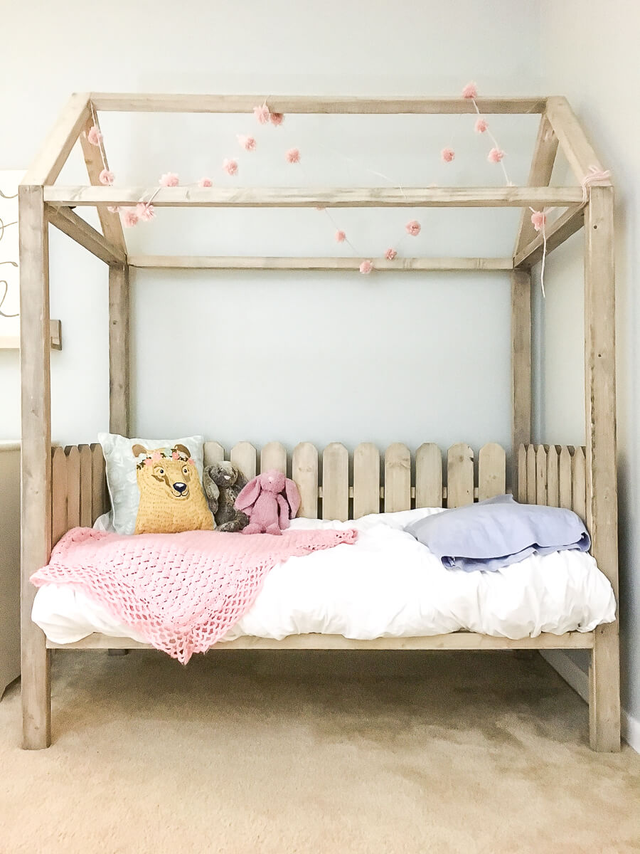 Adorable Whimsical Toddler House Bed