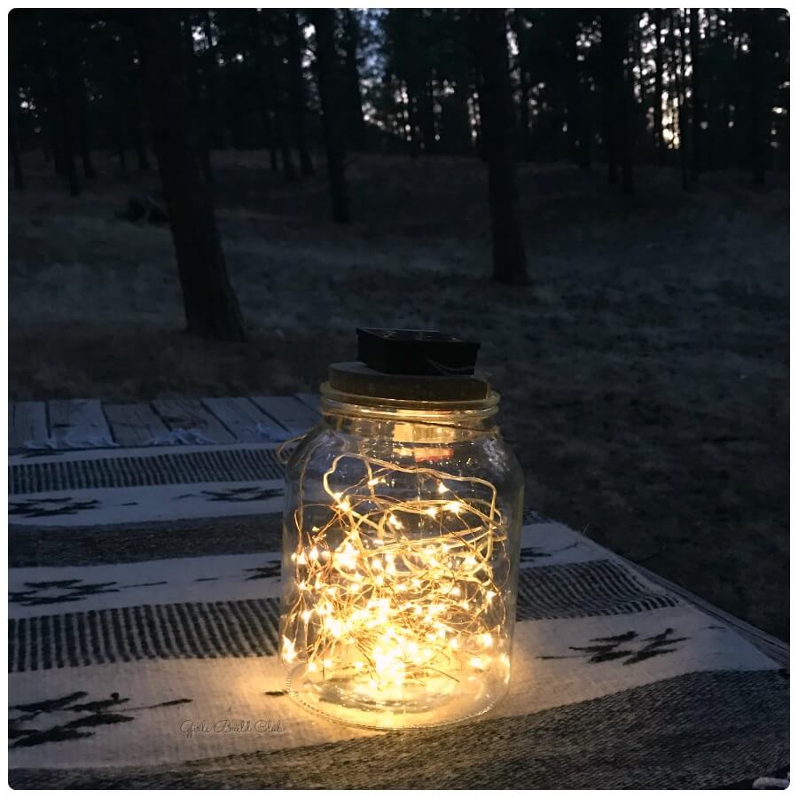 Sparkling and Pretty Fairy Light Filled Jar