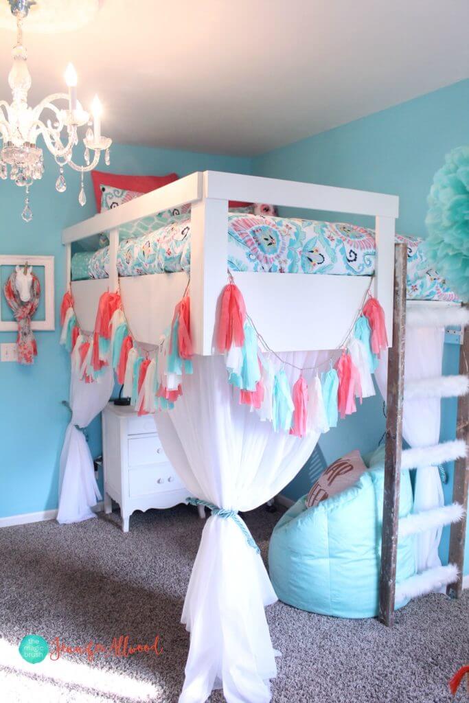 Bright and Cheerful Loft Bed