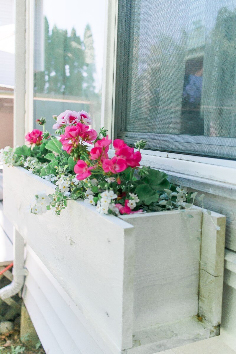 Turn a Pallet into a Window Planter Box