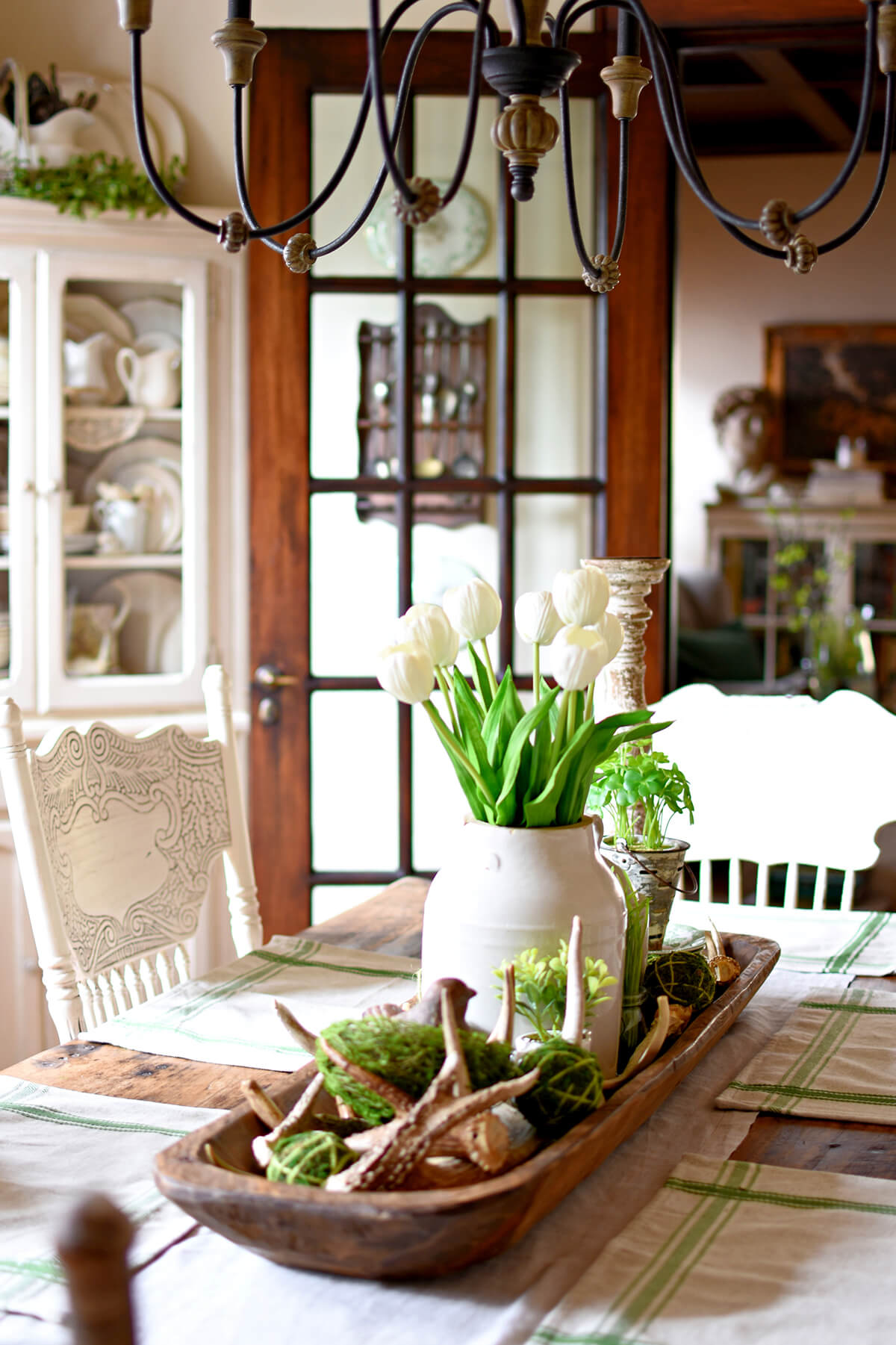 Early Settler Rustic Wooden Food Trough